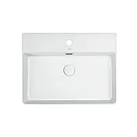 Раковина Qtap Nando LT 600х420х120 White с донным клапаном QT12112173W