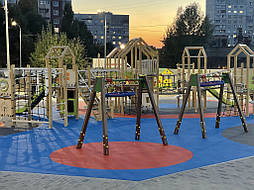 Резиновые покрытия ул. Родниковая г. Харьков 5