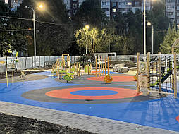 Резиновые покрытия ул. Родниковая г. Харьков 6