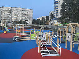 Резиновые покрытия ул. Родниковая г. Харьков 11