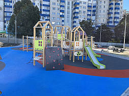 Резиновые покрытия ул. Родниковая г. Харьков 12