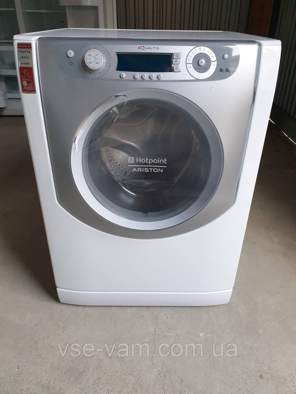 Пральна машина Hotpoint-Ariston 8/6 KG з Сушкою / AQGMD 149 B EU, фото 1