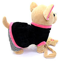 Інтерактивна м'яка іграшка «Музична собачка Чихуахуа на повідку» у светрику М 02081/3/4/5, фото 4