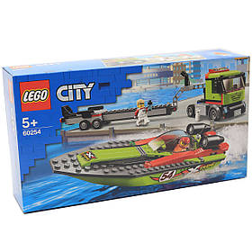 Конструктор LEGO City (Лего) Great Vehicles Транспортировщик швидкісних катерів, 238 деталей (60254)