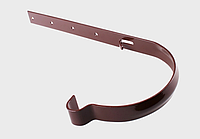 Кронштейн жолоба 130мм сталевий коричневий RAINWAY