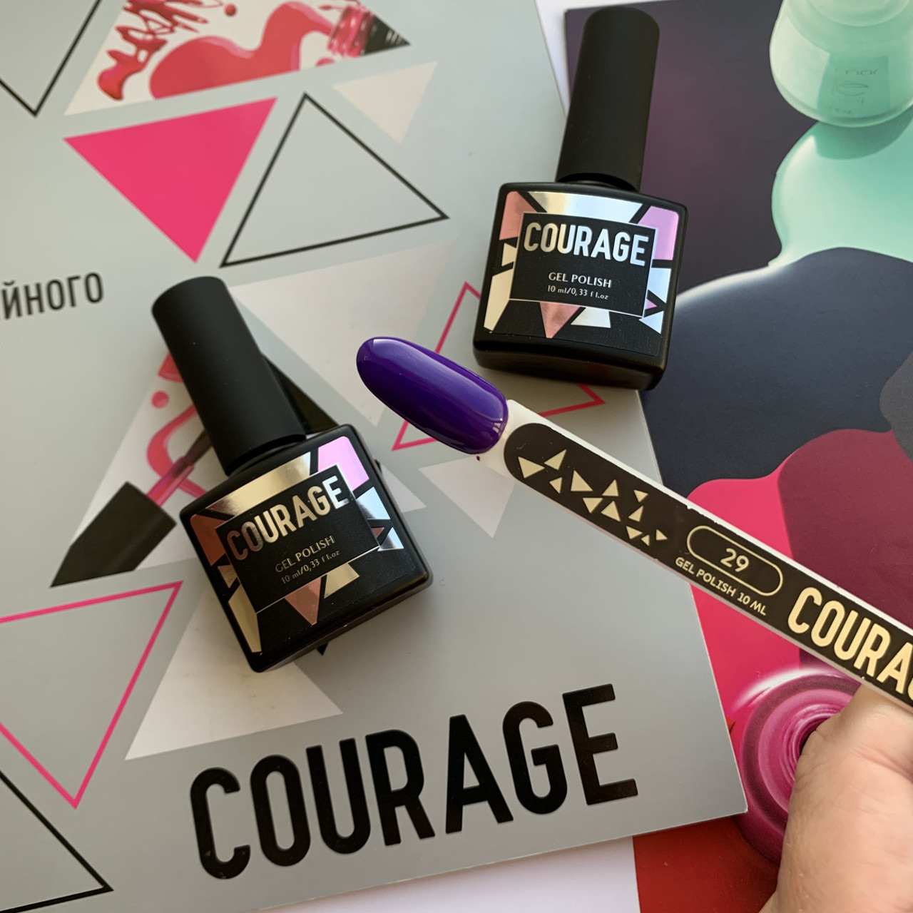 Гель-лак для нігтів Courage Prof 10 мл №029