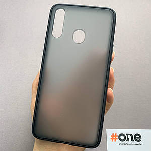 Чохол для Samsung Galaxy A20s матовий щільний чохол накладка на телефон самсунг а20с чорний TCB