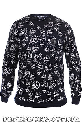 Світшот чоловічий PHILIPP PLEIN 21-K-503 темно-синій, фото 2