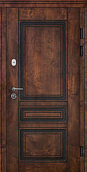 Вхідна вулична двері "Портала" серія Тріо ФАНЕРА ― модель F-4 (Три контури)