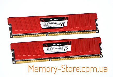 Комплект оперативної пам'яті для ПК 8GB (2x4GB) Corsair DDR3 1866MHz, Intel і AMD, фото 3