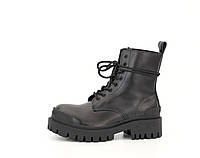 Демисезонные Женские Ботинки *Без Меха* Balenciaga Strike "Full Black"-"Полностью Чёрные" KL642/1 Демисезонные Женские Ботинки *Без Меха* Balenciaga Strike "Full Black"-"Полностью Чёрные"