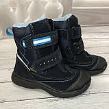 Дитячі зимові термочеревики Tigina для хлопчика чорні розмір 25, фото 5