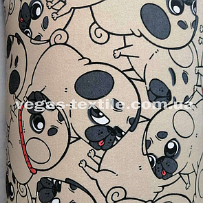 Тринитка начіс принт Собаки Туреччина (ширина 1.8/щільність 330 г/м2)