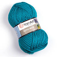 Yarnart Alpine Maxi темная-бирюза №660