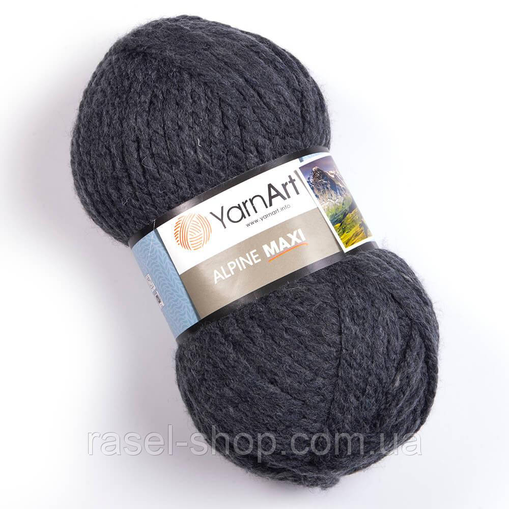 Yarnart Alpine Maxi темно-серый №664, фото 1