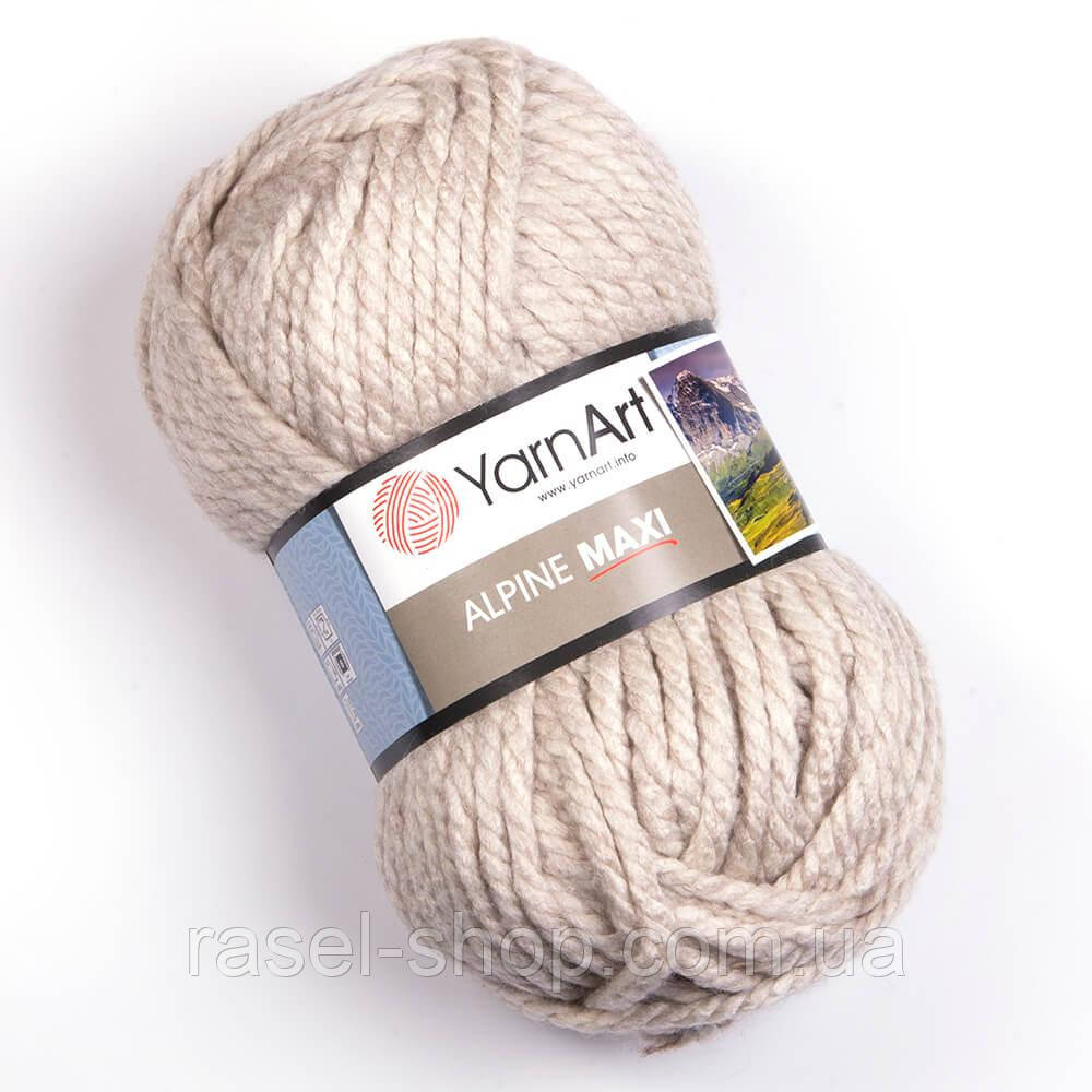 Yarnart Alpine Maxi бежевый №665