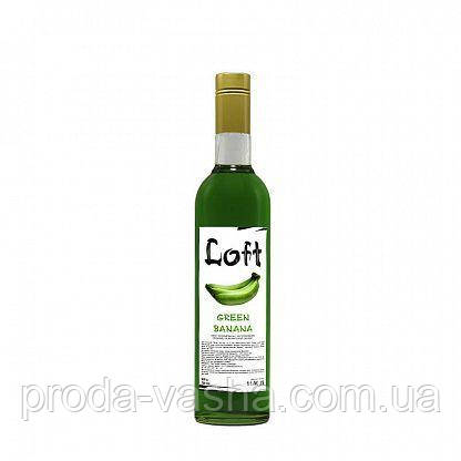 Сироп до кави та десертів "Loft" зі смаком "Зелений банан" 0,7 л