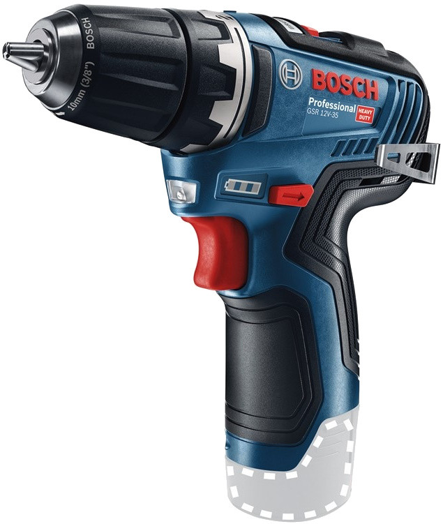 Акумуляторна дриль-шуруповерт Bosch GSR 12V-35 (35 Н*м, 12 В, без АКБ) (06019H8000)