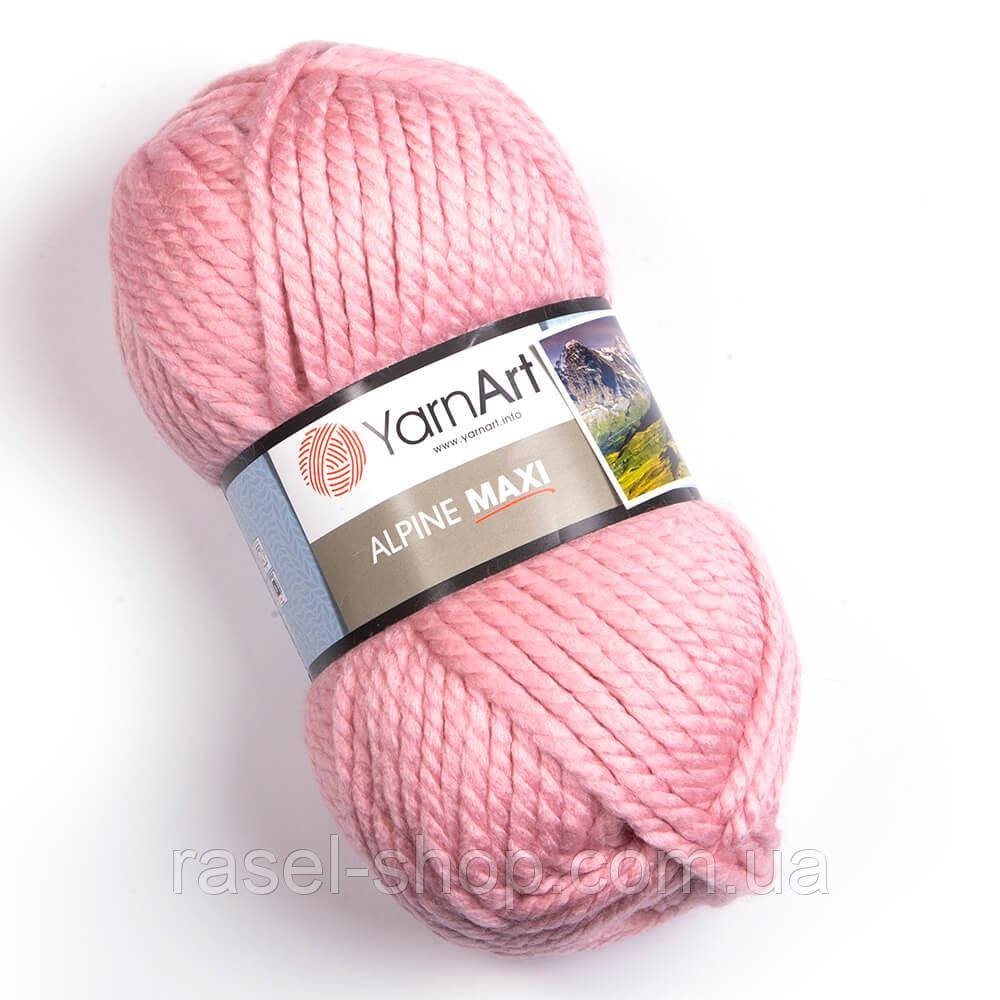 Yarnart Alpine Maxi розовый №673