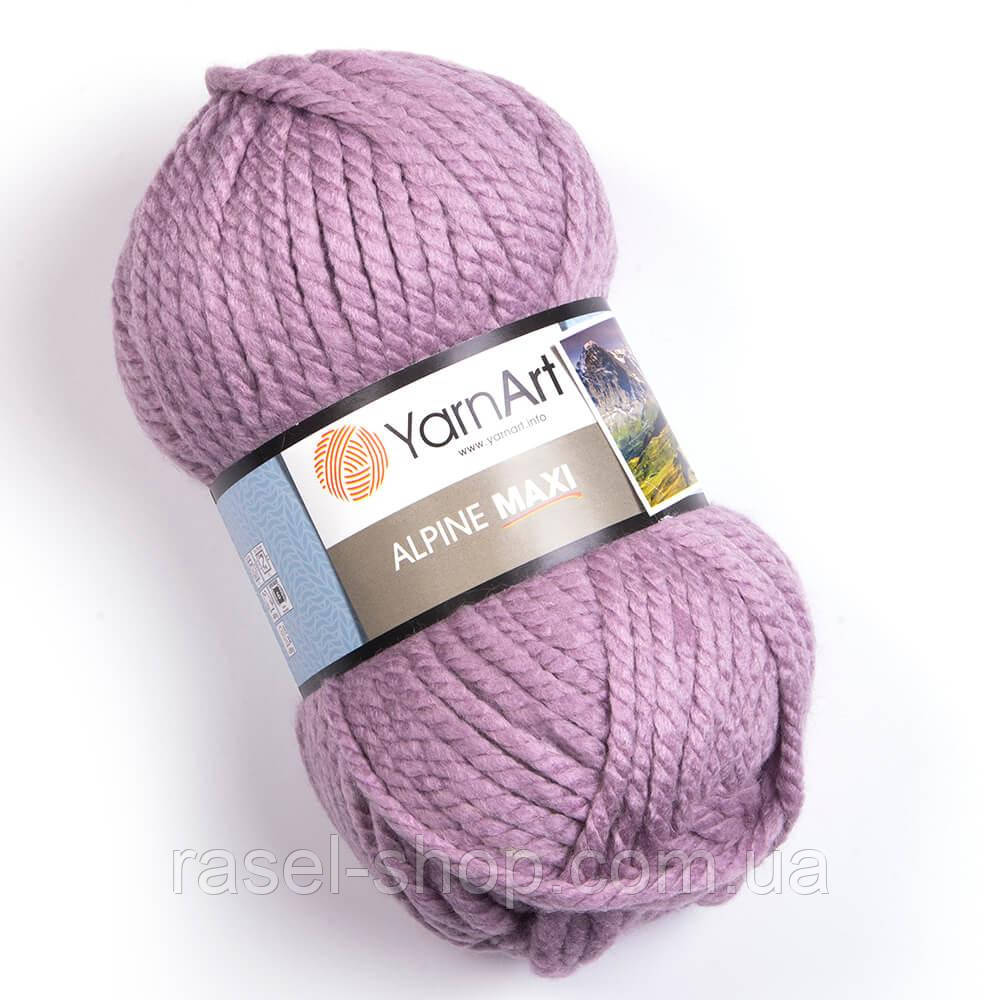 Yarnart Alpine Maxi сиреневый №678