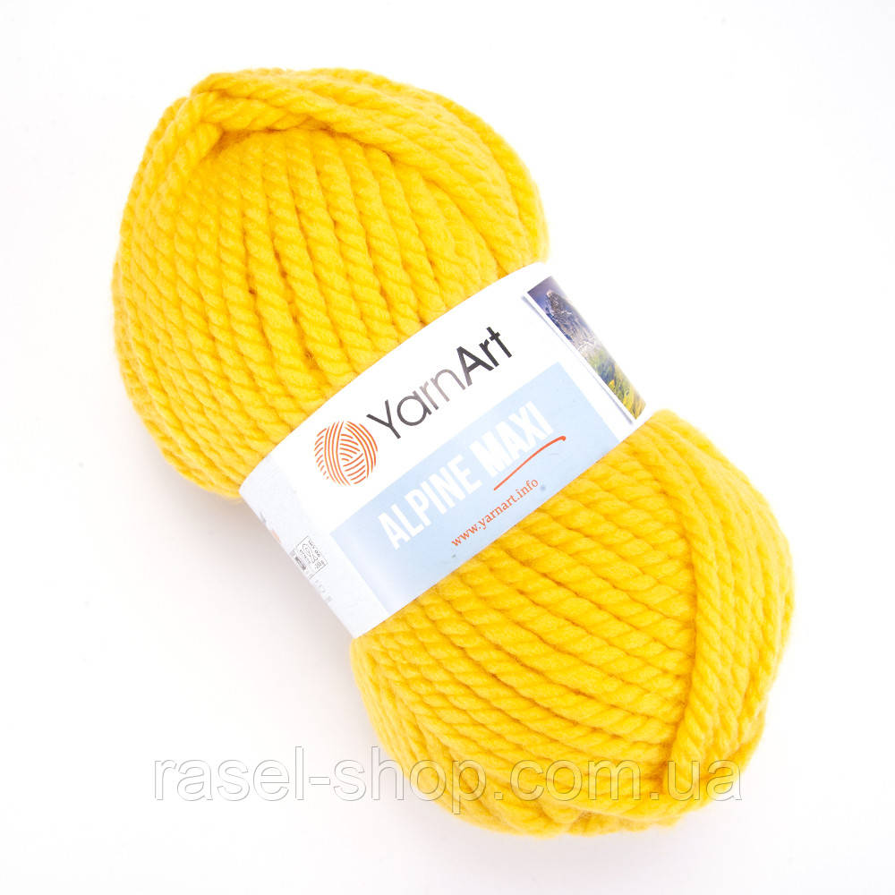 Yarnart Alpine Maxi желтый №679