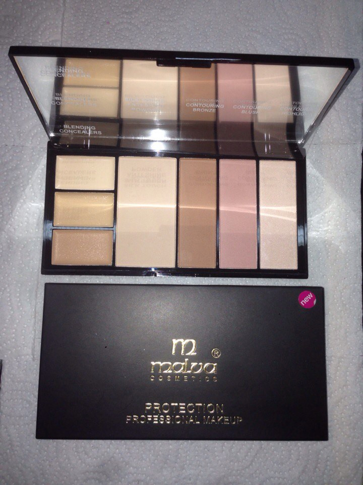 MALVA Палитра для коррекции лица Professional Make-Up Palette №03 M-470 - фото 1 - id-p229415328