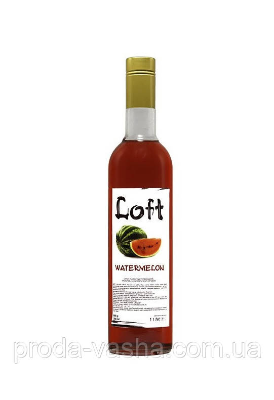 Сироп до кави і десертів "Loft" зі смаком "Кавун" 0,7 л