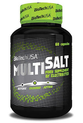 Мінеральний комплекс BioTech Multi Salt 60 капсул, фото 1