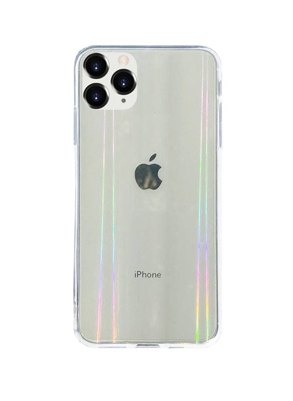 Чохол прозорий Rainbow для iPhone 12 Pro Райдужний