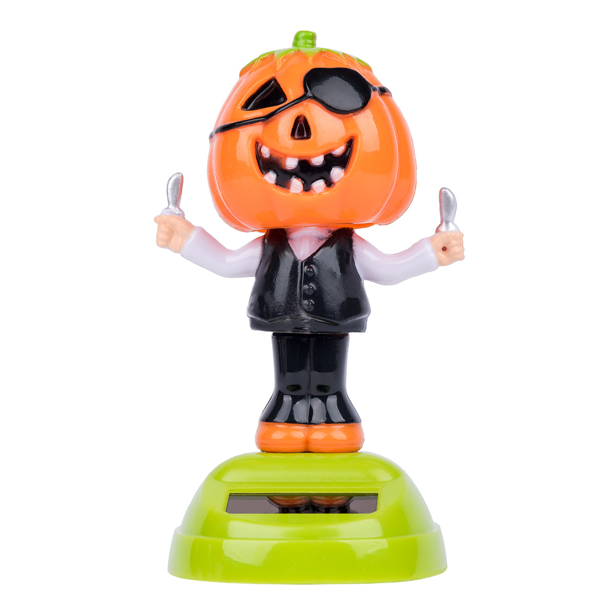 Іграшка на сонячній батареї Yes! Fun Хелловін "Гарбуз", 11 см, фото 1