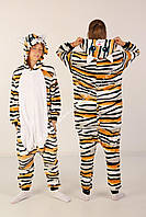 Костюм кигуруми мужской Кот Тигровый, Кигуруми пижама тигровая кошка (1037)