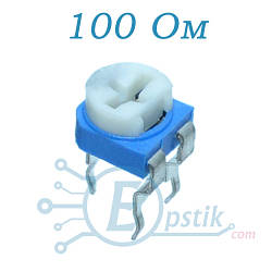 Підстроювальний резистор 100 Ом RM065