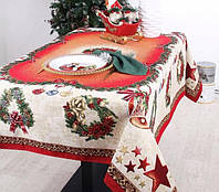 Скатертини новорічні, гобеленові