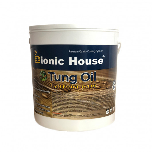 Тунговое масло Bionic House Tung Oil все цвета 0.25л: продажа, цена в ...