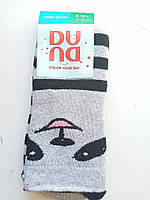 Дитячі шкарпетки махрові - Дюна р. 22-24 (шкарпетки дитячі зимові махрові, Duna) 5в 405-1614-світло-сірий