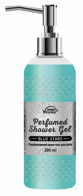 Парфумованний гель для душа Energy of Vitamins Perfumed Blue stars 300 мл