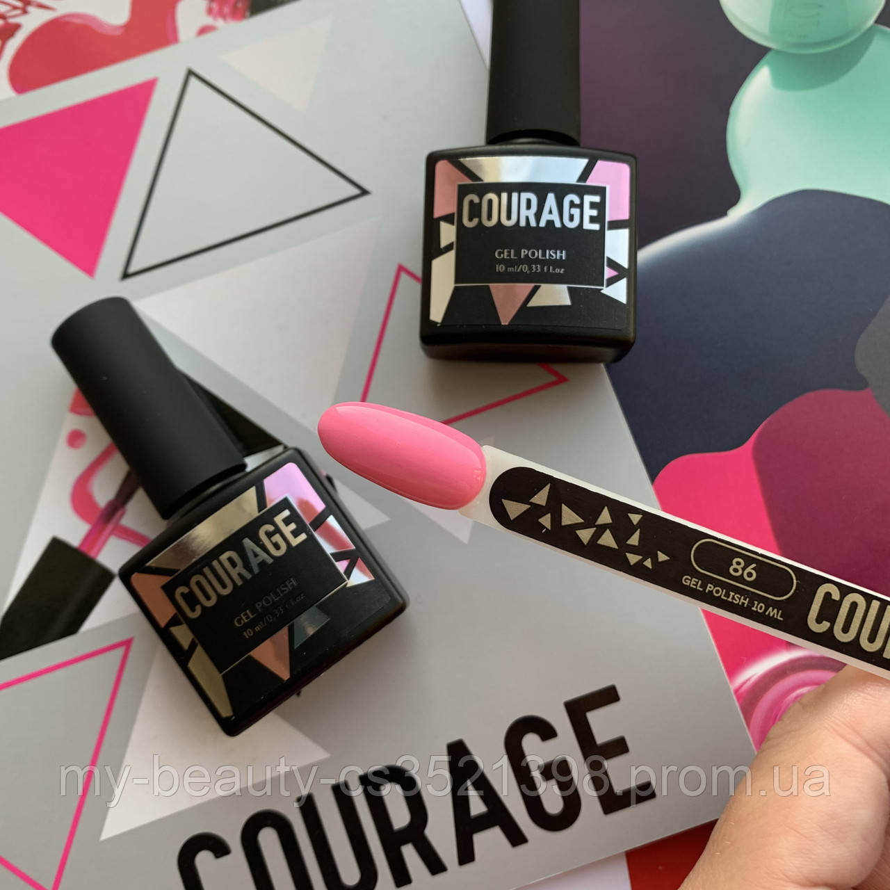 Гель-лак для нігтів Courage Prof 10 мл №086