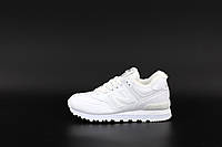 Зимние Женские Кроссовки New Balance 574 "Full White" - "Полностью Белые" KL654 Зимние Женские Кроссовки New Balance 574 "Full White" - "Полностью Белые"