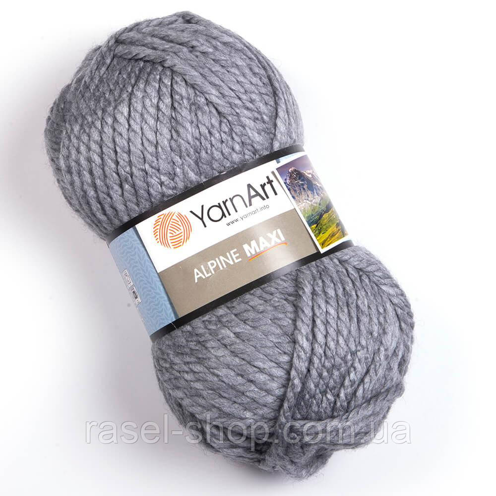 Yarnart Alpine Maxi светло-серый №669