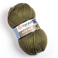 Yarnart Alpine Maxi хаки №670