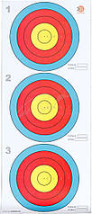 Мішень Алебарда FITA 20х3 для лука