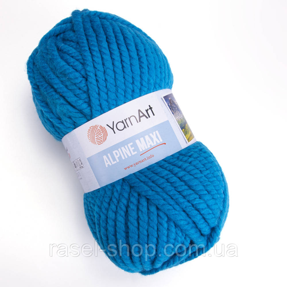 Yarnart Alpine Maxi бирюза №671