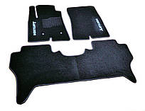 Ворсові килимки Mitsubishi Pajero IV (2006-) 5 дв. /Чорні, кт.3шт AVTM BLCCR1400
