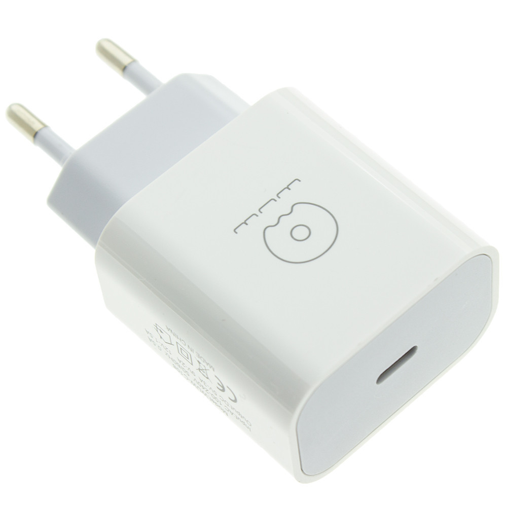Мережевий зарядний пристрій Wuw C108 3.0A 18W Fast Charger Type C Power PD Білий