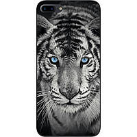 Чехол силиконовый для iPhone 7 Plus с картинкой Тигр