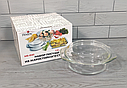 Набір скляного посуду 3 предмета (Каструля, деко, салатник) "Stenson" MS-0141 Термоскло, фото 5