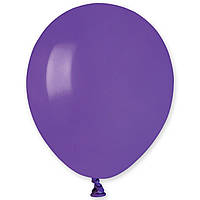 Латексный шар 5"(13см) пастель фиолетовый (08) Gemar
