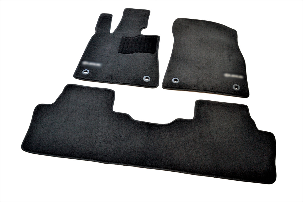 Ворсові килимки Лексус RX (2015-) / Чорні ворс Premium AVTM BLCLX1303