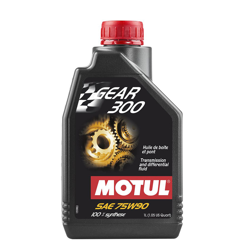 Motul Gear 300 75W-90 1л (317101/105777) Синтетична трансмісійна олива МКПП API GL-4 / GL-5