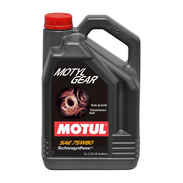 Motul Motylgear 75W-80 5л (823406/106466) Напівсинтетична трансмісійна олива МКПП API GL-4 / GL-5